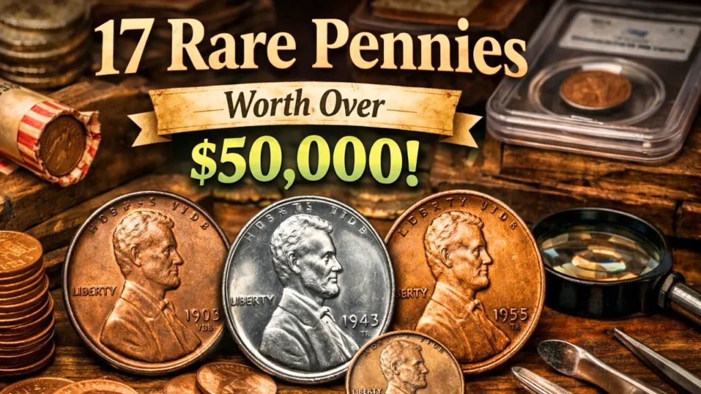 17 Rare Pennies Worth Over $50,000