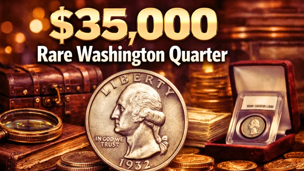 $35,000 Rare Washington Quarter