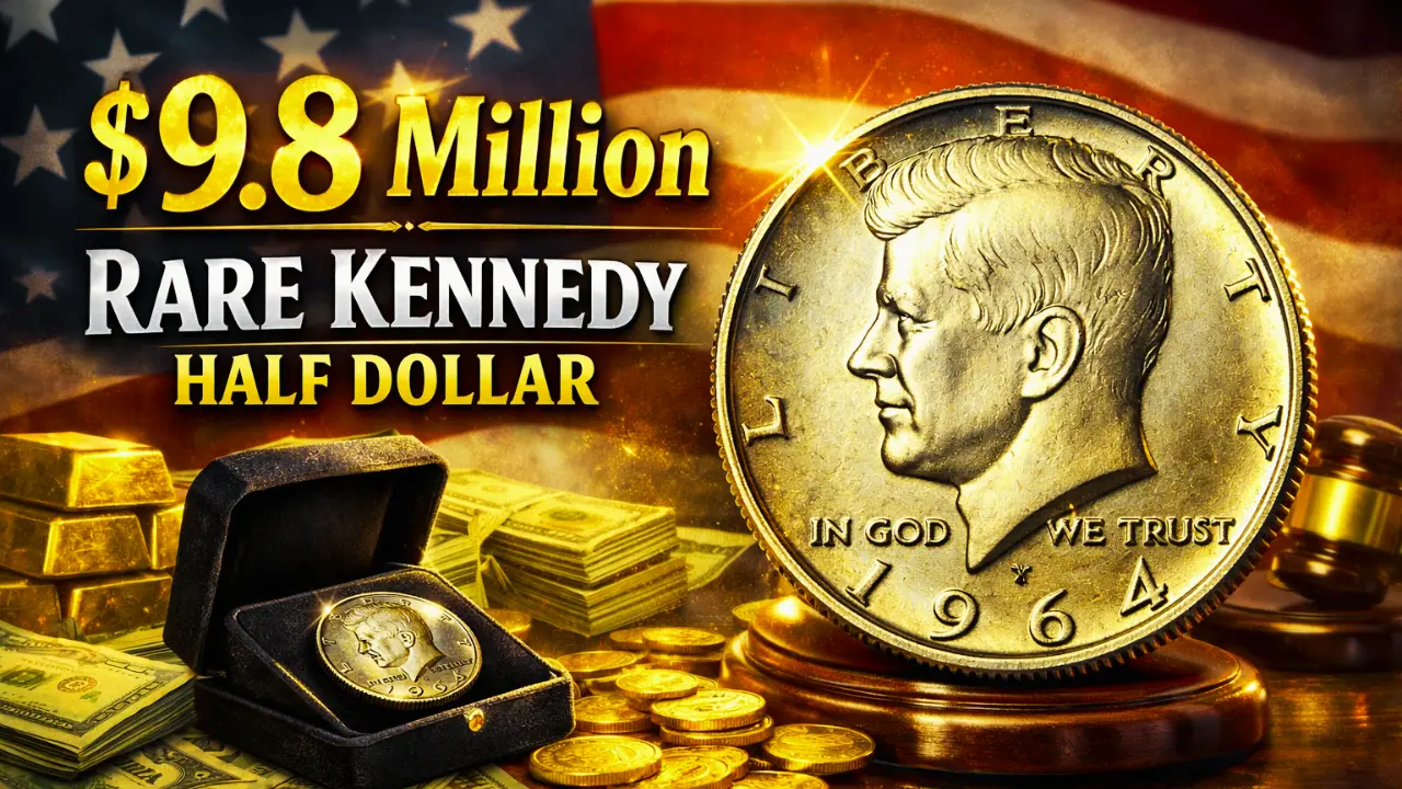 $9.8 Million Rare Kennedy Half Dollar