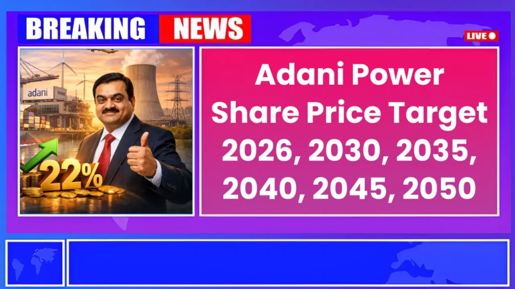 Adani Power Share Price Target 2026, 2030, 2035, 2040, 2045, 2050