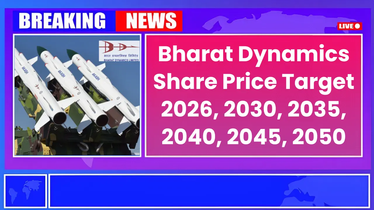 Bharat Dynamics Share Price Target 2026, 2030, 2035, 2040, 2045, 2050