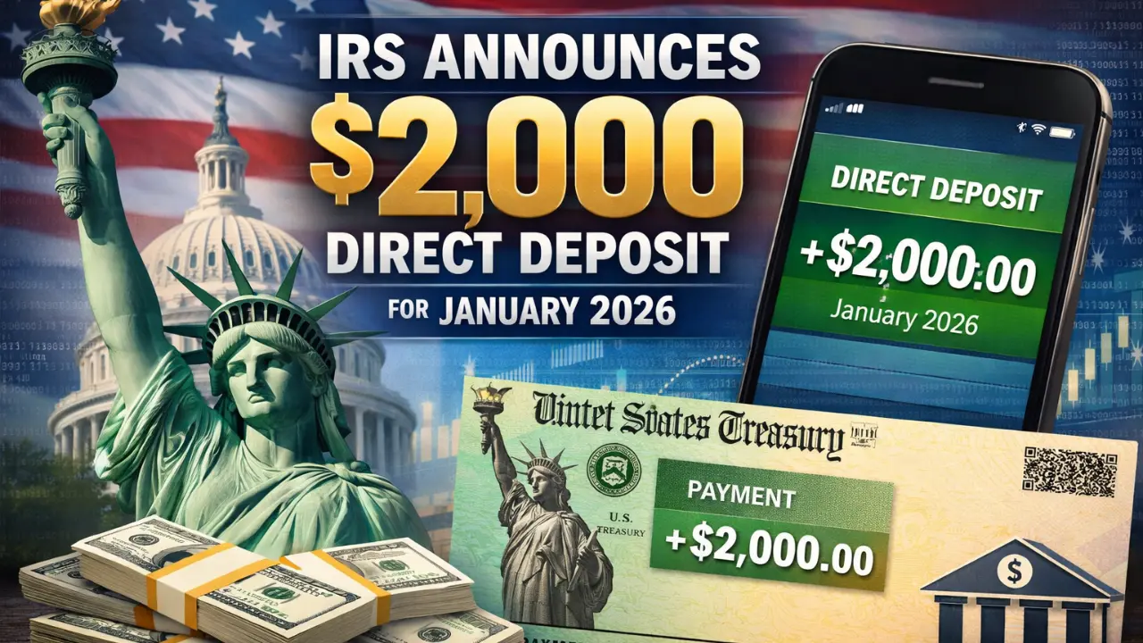 IRS $2,000 Direct Deposit for January 2026