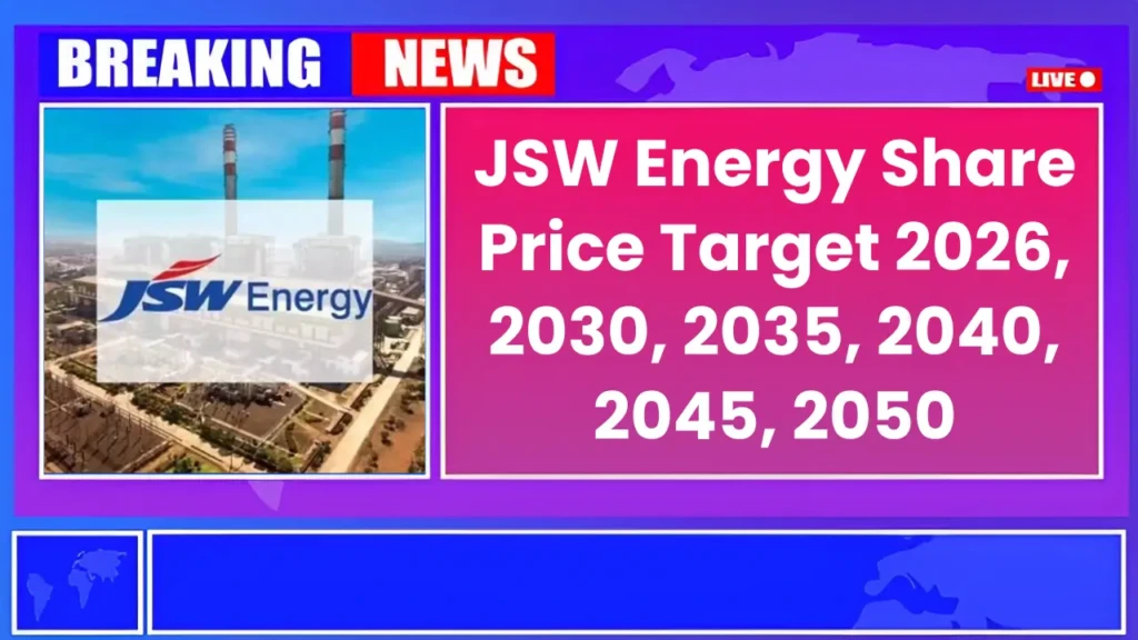 JSW Energy Share Price Target 2026, 2030, 2035, 2040, 2045, 2050