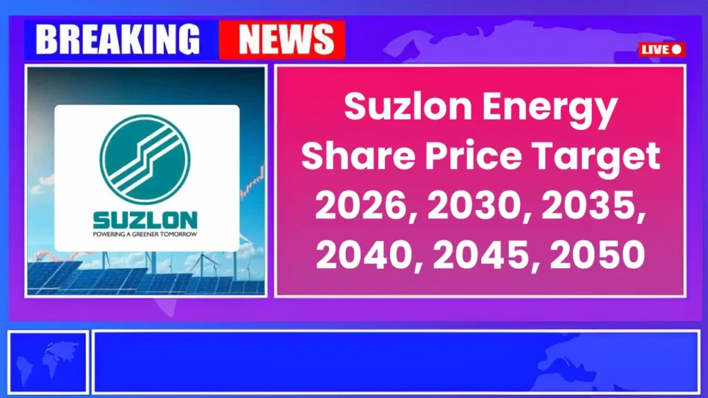 Suzlon Energy Share Price Target 2026, 2030, 2035, 2040, 2045, 2050
