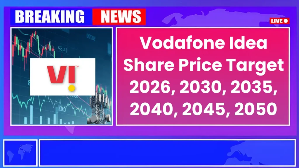 Vodafone Idea Share Price Target 2026, 2030, 2035, 2040, 2045, 2050