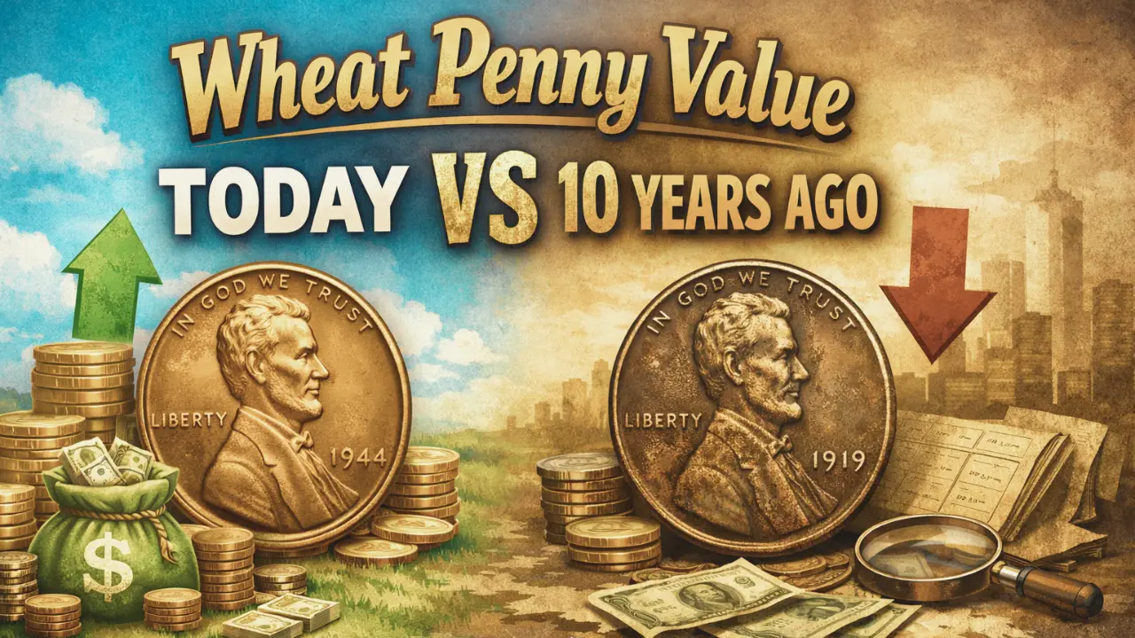 Wheat Penny Value Today vs 10 Years Ago